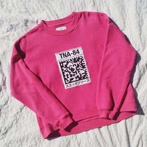 TNA Graphic Oversized Sweatshirt